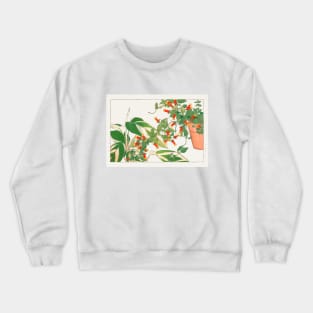 House plants and flowers Japan art illustration Crewneck Sweatshirt